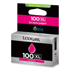 Magenta High Ink Cartridge Lexmark #100XL for S305/S405/S505/S605/PRO205/PRO 705/PRO 805/PRO 905 - 