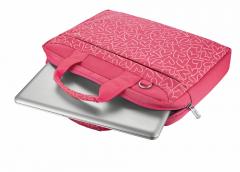 TRUST Bari Carry Bag for 13.3 laptops - pink hearts