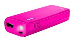 TRUST Primo Power Bank 4400 Portable Charger - Pink