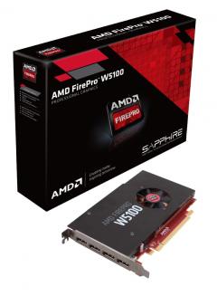Видео карта Sapphire AMD FIREPRO W5100 4G GDDR5 PCI-E QUAD DP FULL