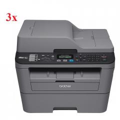 3x Brother MFC-L2700DN Laser Multifunctional + Free Brother TN-2310 Toner Cartridge Standard