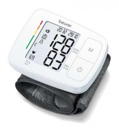 Beurer BC 21 Talking wrist blood pressure monitor; risk indicator; arrhythmia detection; medical
