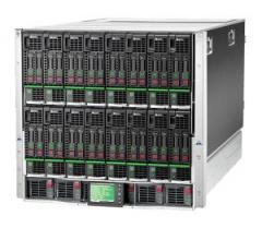 HP BLc7000 Platinum Enclosure with 1 Phase 6 Power Supplies 10 Fans ROHS 16 Insight Control Licenses