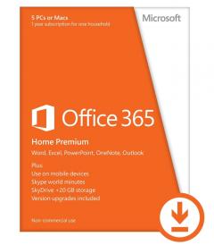 Office 365 Home Premium 32/64 Bulgarian Subscr 1YR Eurozone Medialess