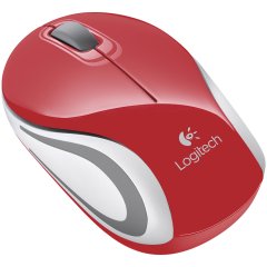 LOGITECH Wireless Mini Mouse M187 - EMEA - RED