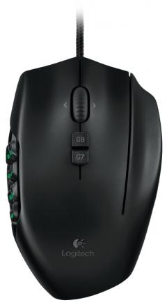 LOGITECH Gaming Mouse G600 MMO - EER2 - Orient Packaging - BLACK