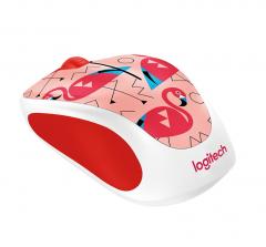 Logitech Wireless Mouse M238 Party Collection - FLAMINGO