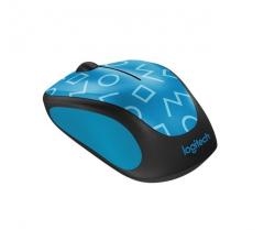 Logitech Wireless Mouse M238 Party Collection - GEO BLUE