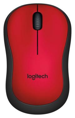 LOGITECH M220 Wireless Mouse - SILENT - RED