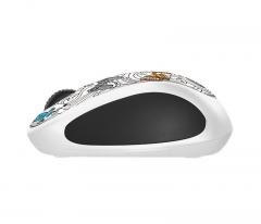 Logitech Doodle Collection - M238 Wireless Mouse - TECHIE WHITE