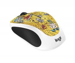 Logitech Doodle Collection - M238 Wireless Mouse - GO-GO GOLD