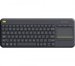 Logitech Wireless Touch Keyboard K400 Plus Black