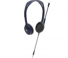 Logitech Wired 3.5mm Headset with Mic - Midnight blue