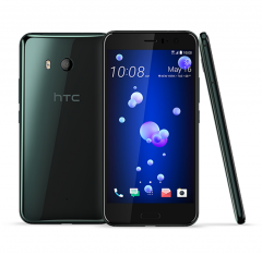 HTC U11 64Gb Brilliant Black/Single Sim/Cover/5.5” Quad HD(2560x1440) /Super LCD 5 3D Corning®