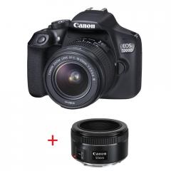 Canon EOS 1300D PORTRAIT KIT (EF-s 18-55 mm DC III + EF 50mm f/1.8 STM) + DSLR ENTRY Accessory Kit