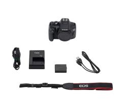 Canon EOS 1300D + EF-s 18-55 mm DC III + EF 50mm f/1.8 STM  + Canon Connect Station CS100 + DSLR