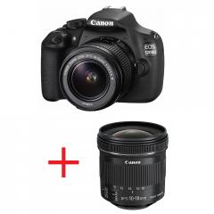 Canon EOS 1200D + EF-s 18-55 DC III + карта Toshiba SD 8GB Wi-fi + Canon LENS EF-S 10-18mm