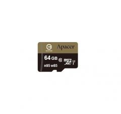 Apacer 64GB MicroSDXC UHS-I U3 95/85 Class10 (1 adapter)