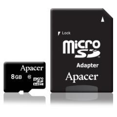 Apacer 8GB MicroSDHC Class 10 (1  adapter)