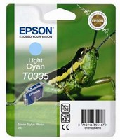 Epson T0335 Light Cyan Ink Cartridge - Retail Pack (untagged) for Stylus Photo 950