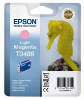 Epson T0486 Light Magenta Cartridge - Retail Pack (untagged)