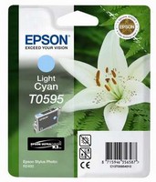 Epson T059 Light Cyan Cartridge - Retail Pack (untagged) for Stylus Photo R2400/2400 + Nielsen