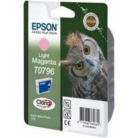 Epson T0796 Light Magenta Ink Cartridge - Retail Pack (untagged) for Stylus Photo 1400