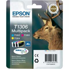 Ink Cartridge EPSON Multipack 3-colours T1306 DURABrite Ultra Ink