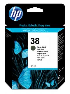 HP 38 Matte Black Pigment Ink Cartridge