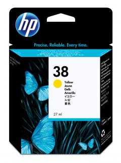 HP 38 Yellow Pigment Ink Cartridge