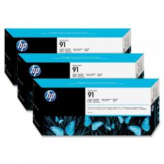 HP 91 3-pack 775-ml Photo Black Ink Cartridges