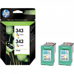 HP 343 2-pack Tri-color Inkjet Print Cartridges