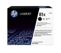 Консуматив HP 81X Original LaserJet cartridge; black; 25000 Page Yield ; 1 - pack; HP