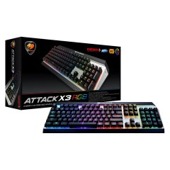 COUGAR ATTACK X3 Red Cherry MX RGB Mechanical Gaming Keyboard