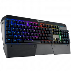 COUGAR ATTACK X3 SPEEDY Silver Cherry MX RGB Backlit Mechanical Gaming Keyboard