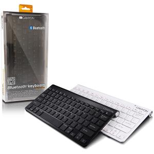 Black Bluetooth keyboard with 14 function keys