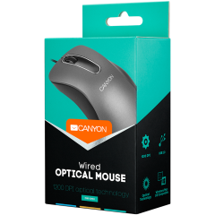 CANYON Wired Optical Mouse with 3 buttons