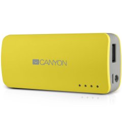 CANYON CNE-CPB44Y Yellow color portable battery charger with 4400mAh