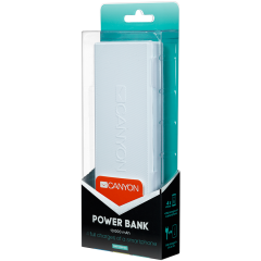 CANYON Power bank 10000mAh built-in Lithium-ion battery