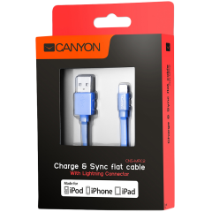 CANYON Charge & Sync MFI flat cable