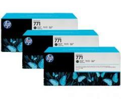 HP 771 3-pack 775-ml Matte Black Designjet Ink Cartridges