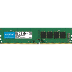 Crucial DRAM 8GB DDR4 2666 MT/s (PC4-21300) CL19 SR x8 Unbuffered DIMM 288pin