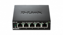 Комутатор  D-Link DES-105/E  5-Port  10/100 Fast Ethernet Metal Housing Unmanaged Switch