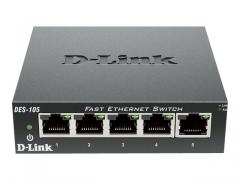 Комутатор  D-Link DES-105/E  5-Port  10/100 Fast Ethernet Metal Housing Unmanaged Switch