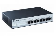 Суич D-Link DES-1210-08P Смарт 8-Port 10/100 Smart PoE Switch комутатор