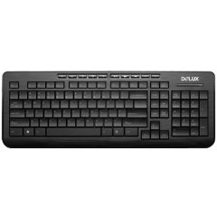 Input Devices - Wireless Keyboard DELUX DLK-3100G + Wireless Mouse M391GB 1000dpi + G01UF receiver