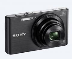 Sony Cyber Shot DSC-W830 black + Transcend 8GB micro SDHC UHS-I Premium (with adapter