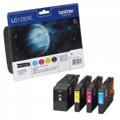 Brother LC-1280XL BK/C/M/Y Value Bonus Pack Ink Cartridge