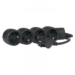 Legrand - Power Strip - Multi-outlet extension-German standard-4x2P+E-unswitched-1.5 m