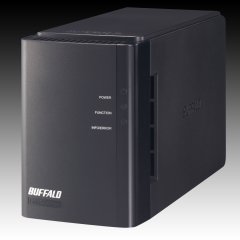 LinkStation Pro Duo NAS 2TB High Speed NAS 2x 1TB HDD 1x Gigabit RAID 0/1